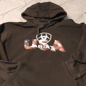 Ariat Men's Black USA Hoodie